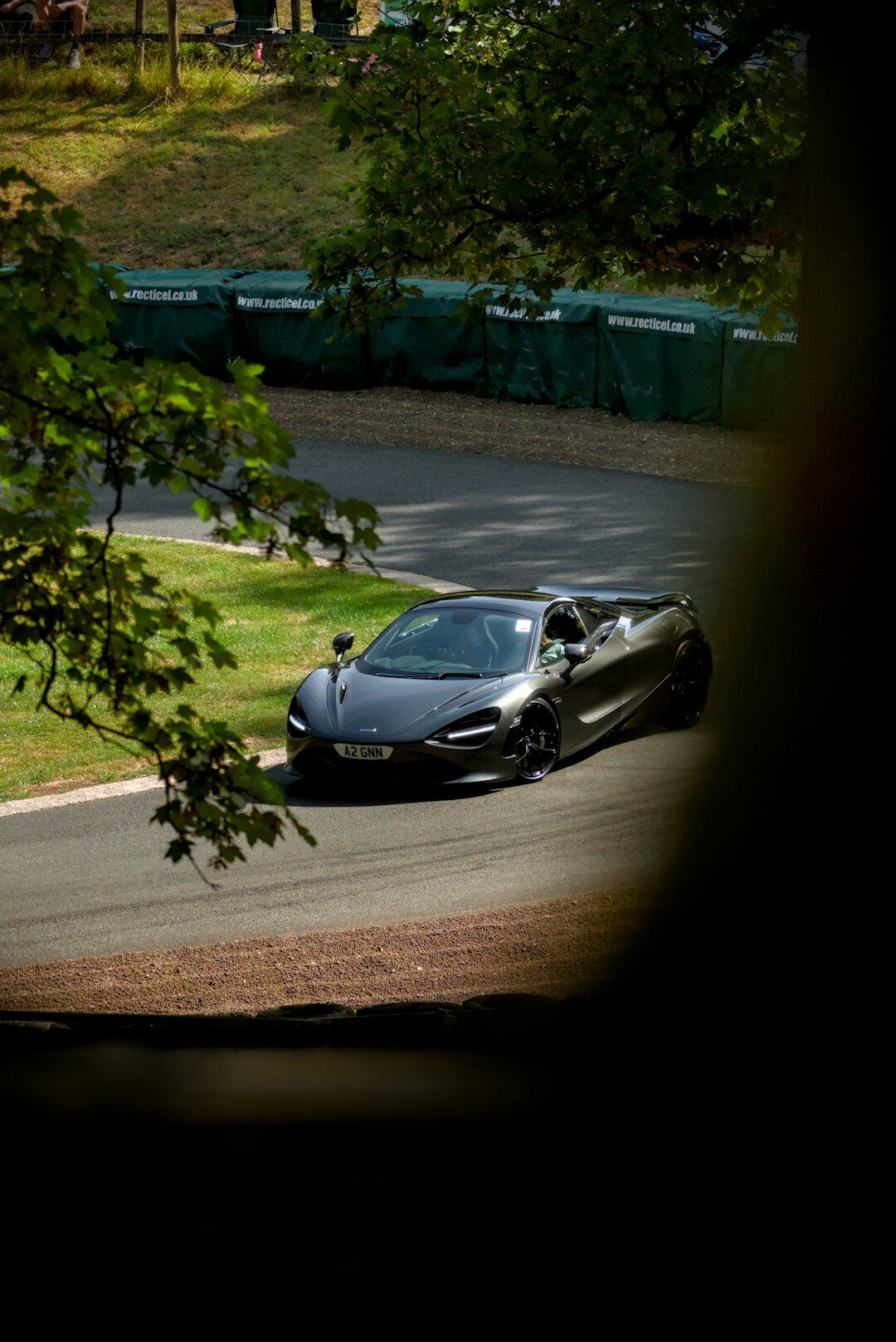 luxury supercar speeding